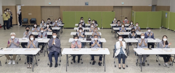 재활용품 품질개선 지원사업 발대식 개최