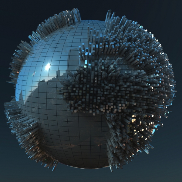 한밭대학교 황민식 교수가 최우수작품상을 수상한 ‘Virtual city design’ 작품