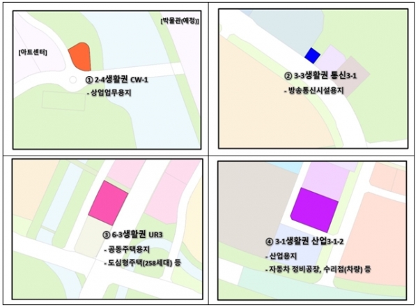 LH세종특별본부 6월 공급공고 토지 위치도