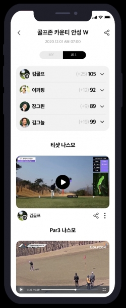 ‘골프존앨범’ 모바일 앱 서비스 론칭