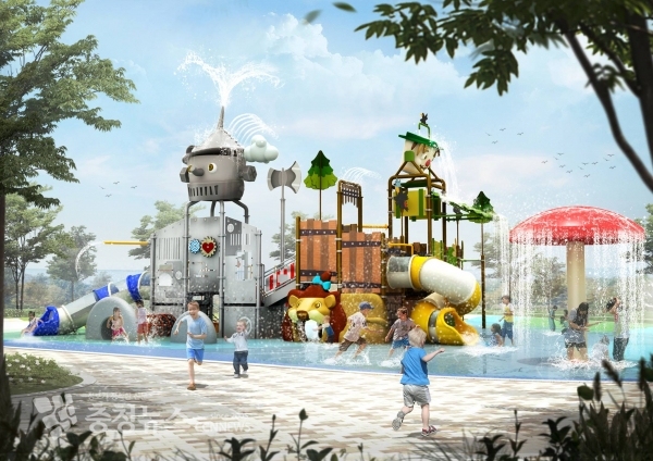 내포신도시 어린이 물놀이시설 조성 예시안