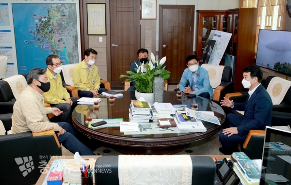 문진석 국토교통위 위원 태안 방문