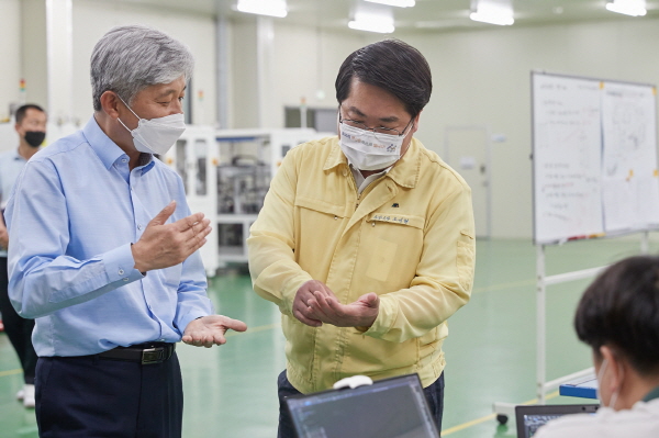 오세현 시장 ㈜피토 방문 사진