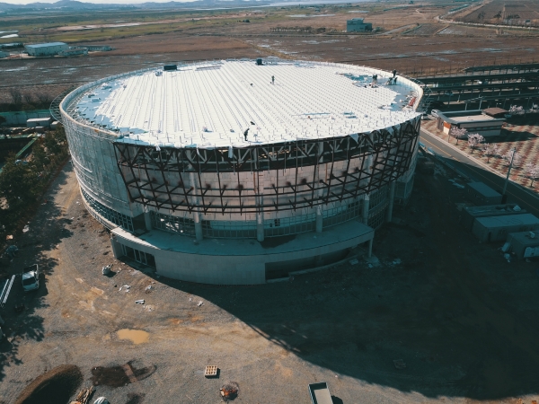 태안종합실내체육관 공사현장