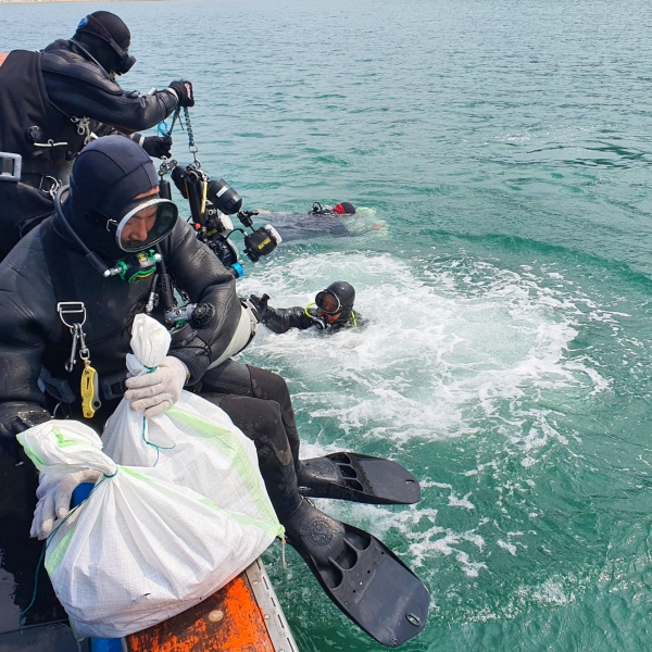 꽃게 자연산란장 조성사업(근흥면 정산포)