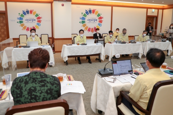 제22회 지속가능발전 정책조정회의 개최 사진