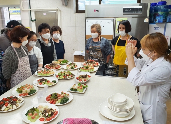 한식브런치 교육 장면