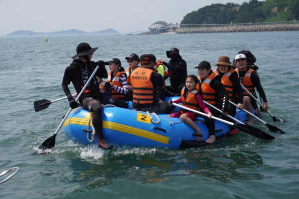 여름철 수상안전교육 촬영