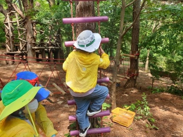 태학산 유아숲체험원 정기반 운영 모습(2021. 6.)