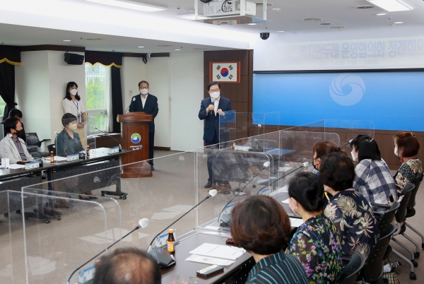 서구 복지만두레 운영협의회는 6일 서구청 장태산실에서 7월 정례회의를 개최했다.