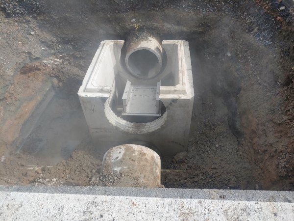 하천 우수토실 및 토구 정비 모습