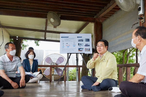 마을무선방송 시설 개선사업 대상 마을 방문