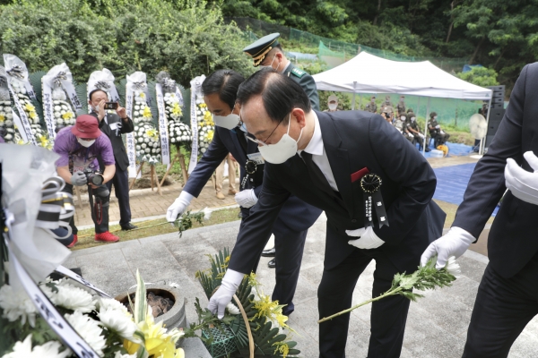 제71회 천안7.8전투 전몰미군용사 추모식 개최 모습