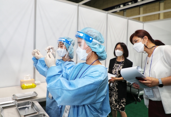 코로나19 제2예방접종센터 모의훈련