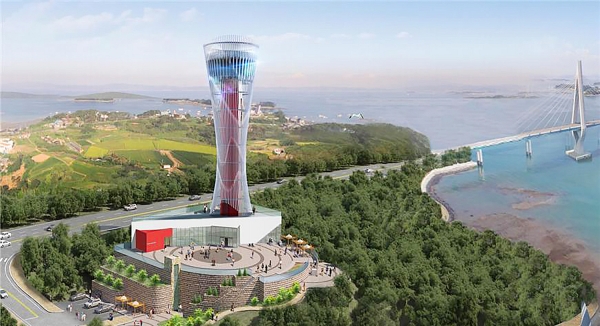 태안 전망대 (영목항 조감도)