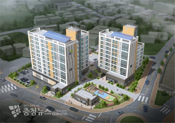 구 예산군청 행복주택 조감도