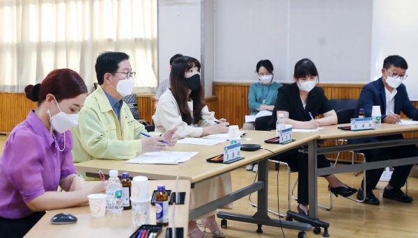 관저·도안동 일원 학교 운영위원회와 간담회 개최 사진