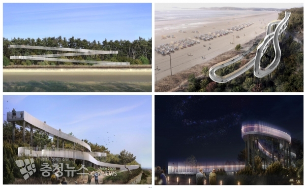 몽산포 랜드마크 조성사업(조감도)