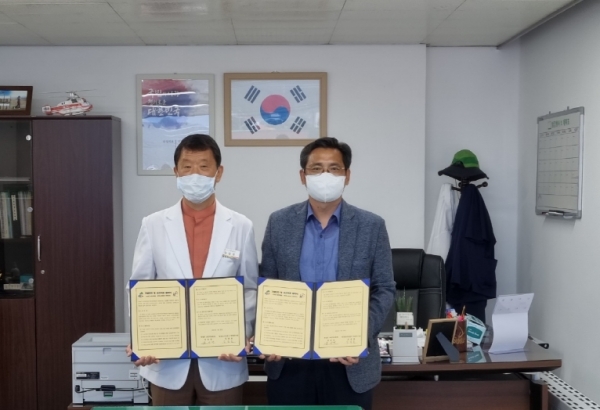 한국농어촌공사 청양지사-청양군 보건의료원  ‘건설안전사고 예방 및 응급구호 업무협약’체결