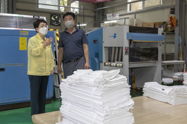 박정현 대덕구청장, ‘민관협력 스마트혁신지구 ’사업예정지 현장점검 모습