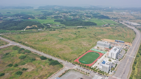 당진 석문국가산업단지 내 국가로봇테스트필드 사업 부지 사진