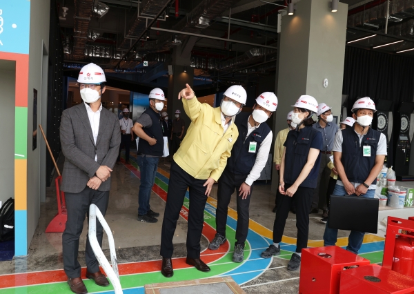 대전신세계 현장점검 사진