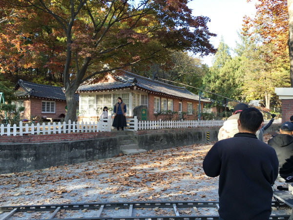 지난 2018년 마더 드라마 촬영 현장