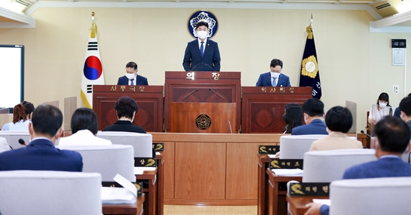 아산시의회 본회의장