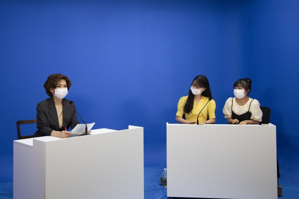 충남대 이진숙 총장-재학생, 온라인 교수-학생 간 소통