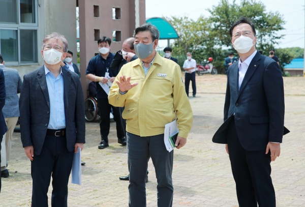 권칠승 중소벤처기업부 장관 발달장애인 특화사업장 방문