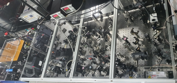 ENBS(얽힌 비선형 광자쌍 광원) 복합시스템의 모습