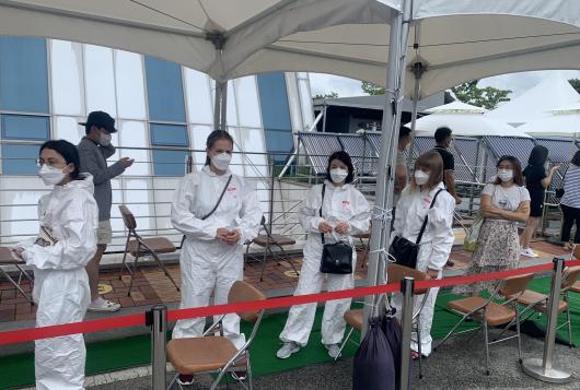 코로나 검역 사진