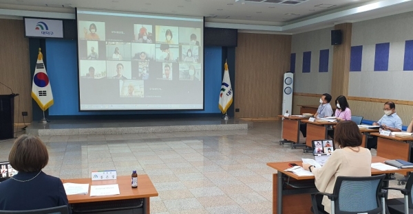 제2회 지역사회보장 실무협의체 회의 개최 모습