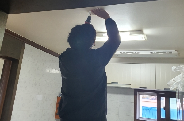 2020년 주택용 소방시설 설치 장면