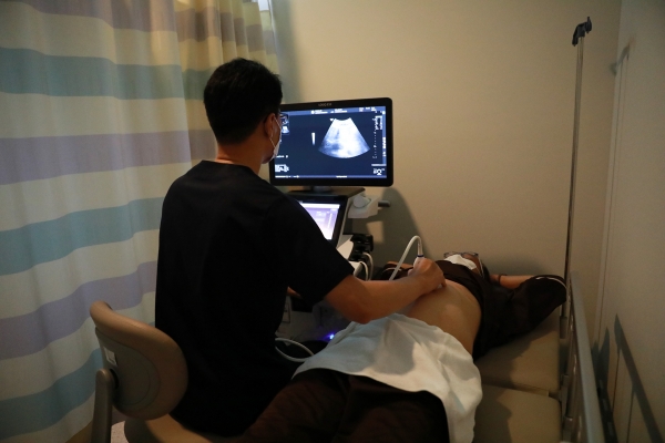 세종 구도심 자활근로자 건강검진 지원 모습