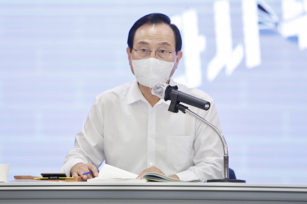 천안시, 2022 시책구상보고회 개최 모습