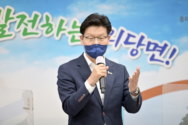의당면 마을발전 토론회 모습