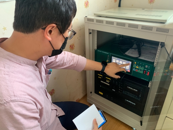 신규 설치된 디지털 장비 사진