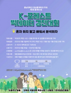 K-포레스트 빅데이터 경진대회 개최