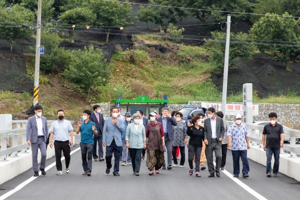 6월 착공한 죽림교 재가설공사 마무리하고 준공식 개최
