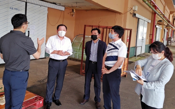 한국농수산식품유통공사 박석배 감사, 추석 대비 농산물 수급 현장점검