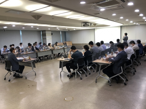 지난달 31일 ‘KTX천안아산역 광역복합환승센터 기본구상 수립용역 중간보고회’ 개최