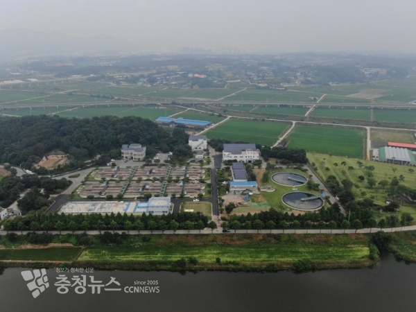 증설된 공공하수처리 시설