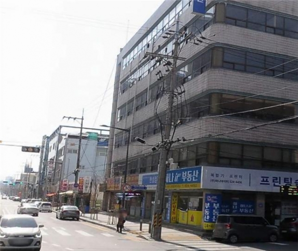 지중화사업 대상지(탄방로 일원) 사진