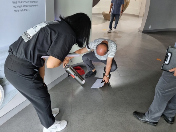 추석대비 다중이용시설 안전점검 모습