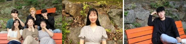 수상기념 대상 ‘혼마라비해?’ 팀 사진, 개인상 연출상 문선아 학생 사진, 개인상 연기상 이현 학생 사진