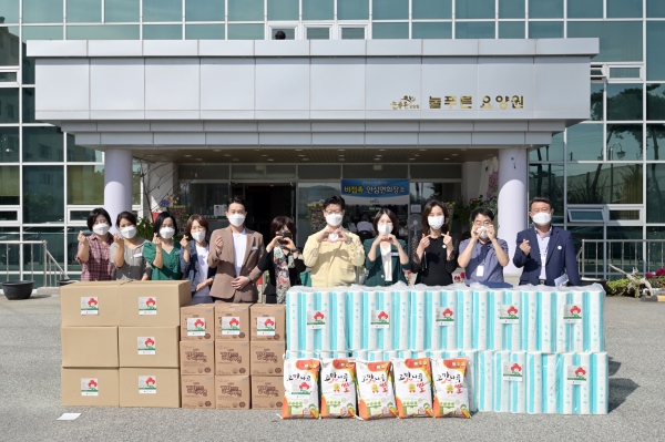 추석맞이 사회복지시설 및 기관방문(늘푸른요양원)