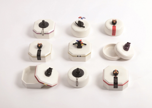 ‘제51회 대한민국공예품대전’에서 국무총리상을 받은 이혜용씨의 작품 ‘전통모자 합’.