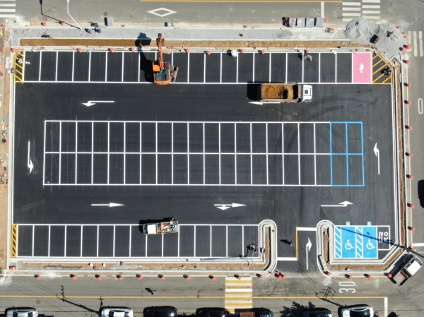 터미널 공영주차장 모습.