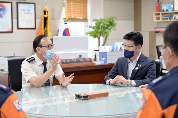 공주소방서 추석 명절 맞아 유관기관 간담회 개최